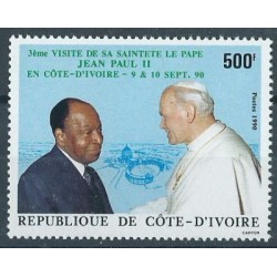 Wybrzeże Kości Słoniowej - Nr 1022 Chr 146 1990r - Papież