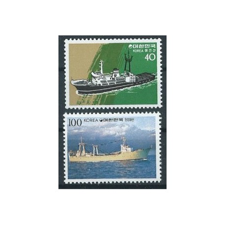 Korea S. - Nr 1245 - 46 1981r - Marynistyka