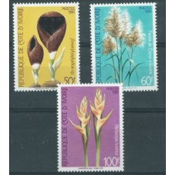 Wybrzeże Kości Słoniowej - Nr 685 - 87 1981r - Kwiaty