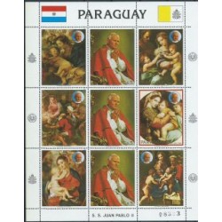 Paragwaj - Nr 3627 Klb Chr 44 1983r - Papież