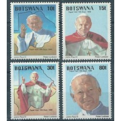 Botswana - Nr 439 - 42 Chr 111 1988r - Papież