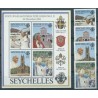Seszele - Nr 625 - 28 Bl 30 Chr 91 1986r - Papież