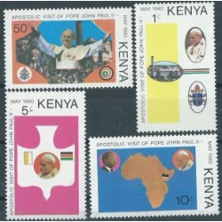 Kenia - Nr 165 - 68 Chr 14 1980r - Papież