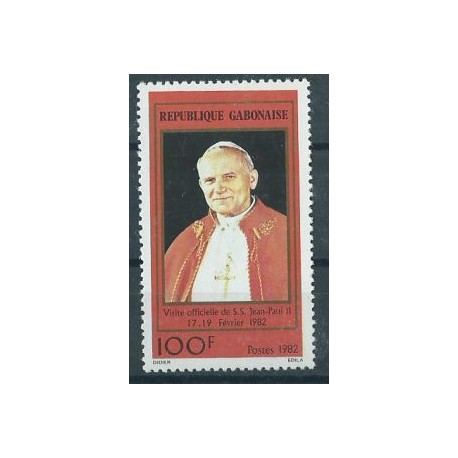 Gabon -Nr 816  Chr 25 1982r - Papież