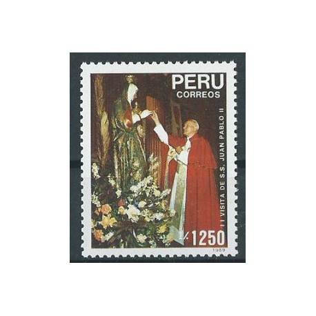 Peru - Nr 1418 Chr 131 1990r - Papież