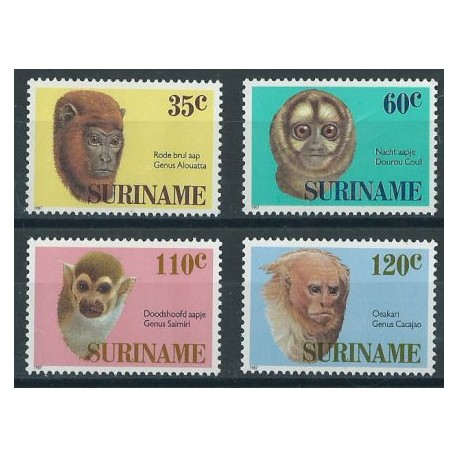 Surinam - Nr 1194 - 97 1987r - Ssaki