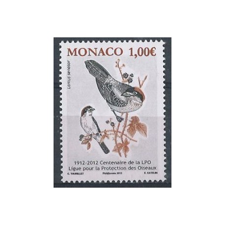 Monako - Nr 3096 2012r - Ptaki