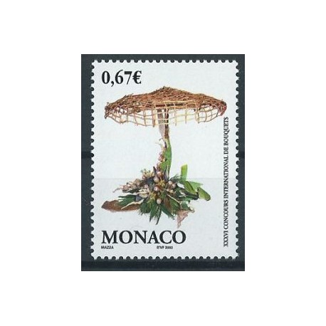 Monako - Nr 2632 2002r - Kwiaty