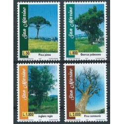 San Marino - Nr 1727 - 30 1997r - Drzewa