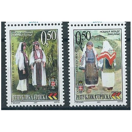 Bośnia i Hercegowina Serbska - Nr 206 - 09 2001r - Folklor