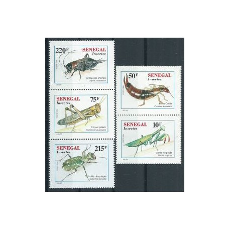 Senegal - Nr 1458 - 62 1997r - Insekty