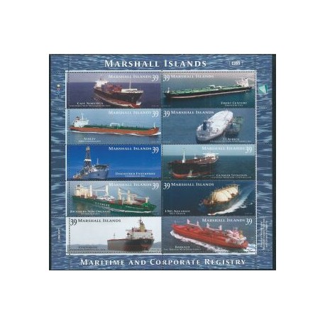 Wyspy Marshalla - Nr 2080 - 89 2006r - Marynistyka