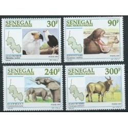 Senegal - Nr 1485 - 88 1997r - Ptaki - Ssaki