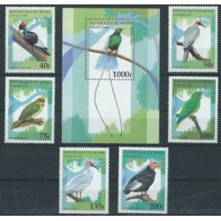 Benin - Nr 842 - 47 Bl 21 1996r - Ptaki