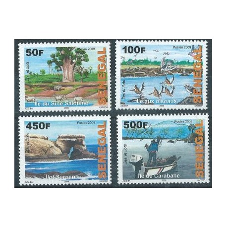 Senegal - Nr 2188 - 91 2011r - Ptaki - Ryby