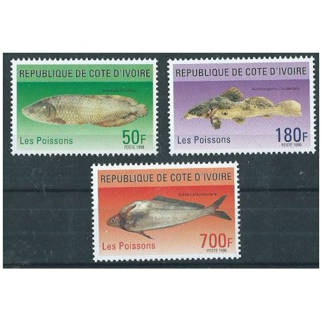 Wybrzeże Kości Słoniowej - Nr 1154 - 56 1996r - Ryby
