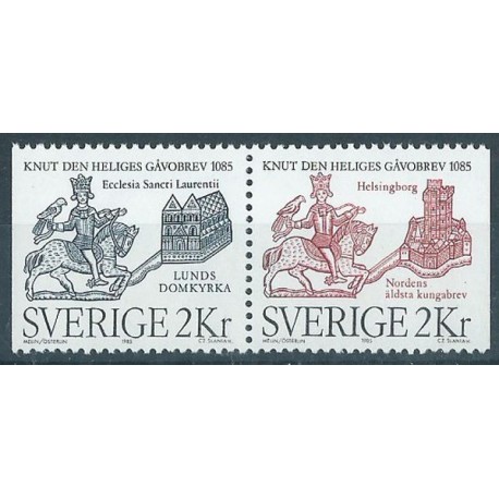 Szwecja - Nr 1334 - 35 1985r - Słania