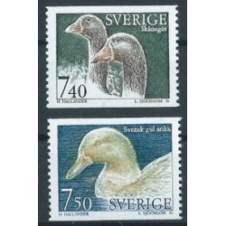 Szwecja - Nr 1878 - 79 1995r - Ptaki