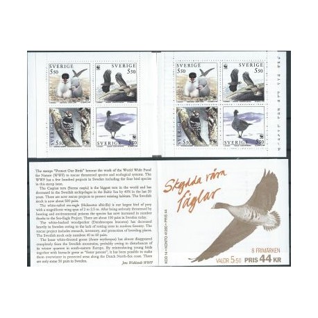 Szwecja - Nr 1847 - 50 MH 197 1994r - WWF - Ptaki - Słania