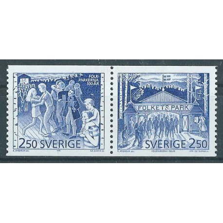 Szwecja - Nr 1672 - 73 1991r - Słania