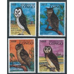 Kongo - Nr 1458 - 61 1996r - Ptaki