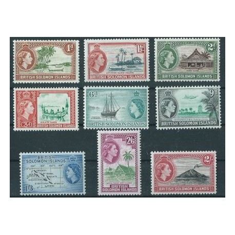 Wyspy Salomona - Nr 104 - 12 1963r - Marynistyka - Kol. angielske