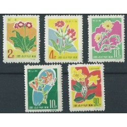 Korea N. - Nr 676 - 80 1966r - Kwiaty