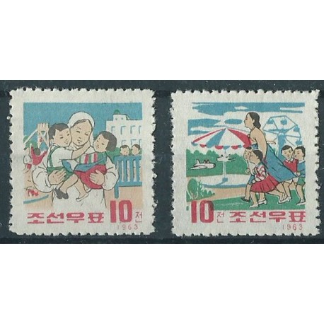 Korea N. - Nr 494 - 95 1963r