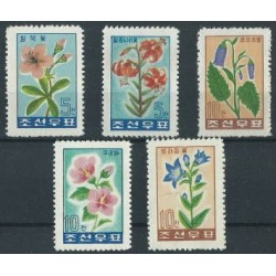 Korea N. - Nr 232 - 36 1960r - Kwiaty