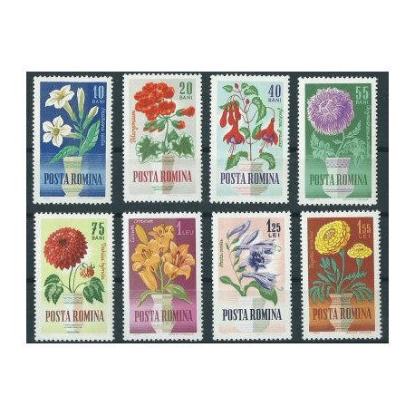 Rumunia - Nr 2268 - 75 1964r - Kwiaty
