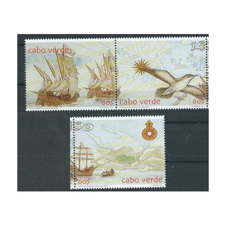 Cabo Verde -  Nr 955 - 57 Pasek  2010r -  Marynistyka -  Ptak