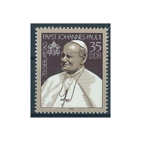 NRD - Nr 3337 Chr 136 1990r - Papież