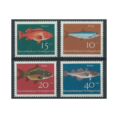 Niemcy - Nr 412 - 15 1964r - Ryby