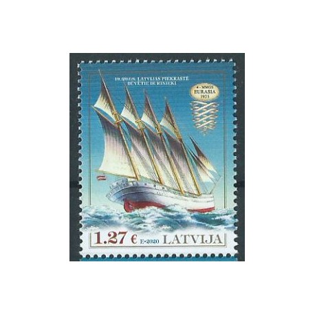 Łotwa - Nr 1100 2020r - Marynistyka
