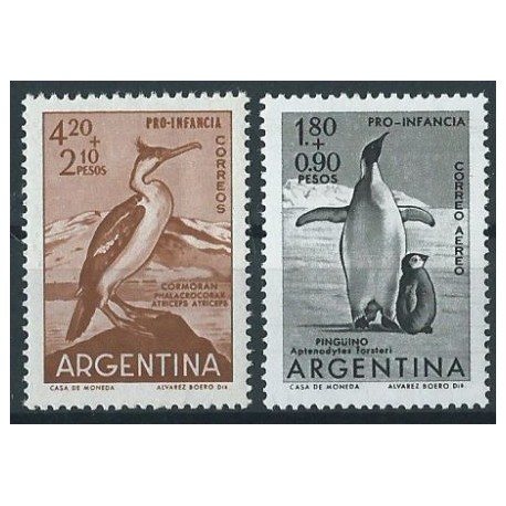 Argentyna - Nr 760 - 61 1961r - Ptaki