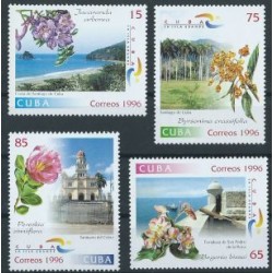 Kuba - Nr 3942 - 45 1996r - Kwiaty - Krajobrazy