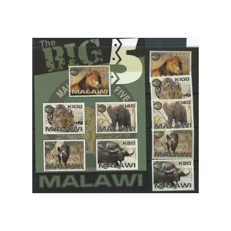Malawi - Nr 840 - 44 Bl 97 2011r - Ssaki