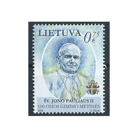Litwa - Nr 1339 2020r - Papież