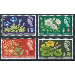 Wielka Brytania - Nr 378 - 81 1964r - Kwiaty