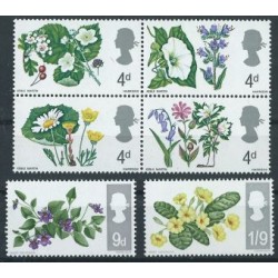 Wielka Brytania - Nr 446 - 51 1967r - Kwiaty