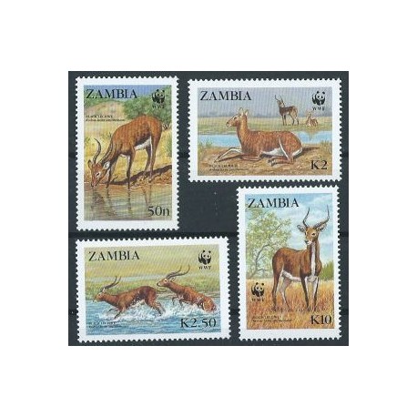 Zambia - Nr 438 - 41 1987r - WWF - Ssaki