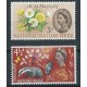 Wielka Brytania - Nr 357 - 58 1963r - Kwiaty - Ssaki