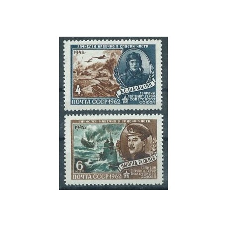 ZSRR - Nr 2576 - 77 1962r - Marynistyka - Militaria