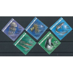 ZSRR - Nr 6158 - 62 1991r - Ssaki morskie - Ryby