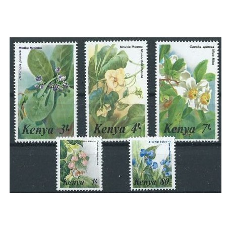 Kenia - Nr 338 - 42 1985r - Kwiaty
