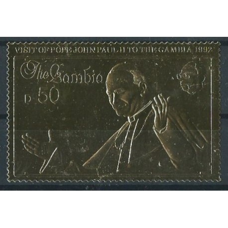 Gambia - Nr 1454 Chr 181 1992r - Papież
