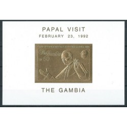 Gambia - Bl 173 Chr 181 1992r - Papież