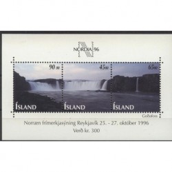 Islandia - Bl 19 1996r - Krajobrazy