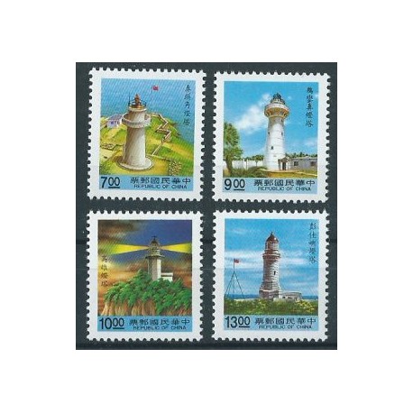 Tajwan - Nr 2070 - 73 1992r - Latarnie