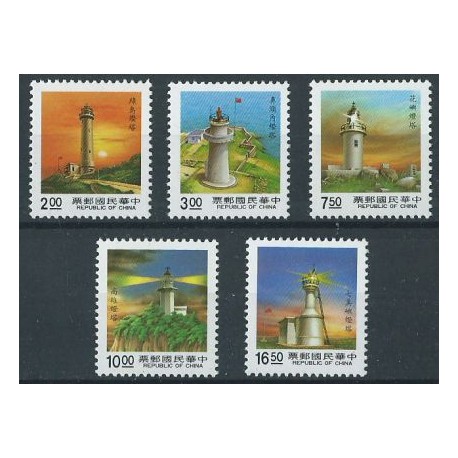 Tajwan - Nr 1969r - 73 1991r - Latarnie